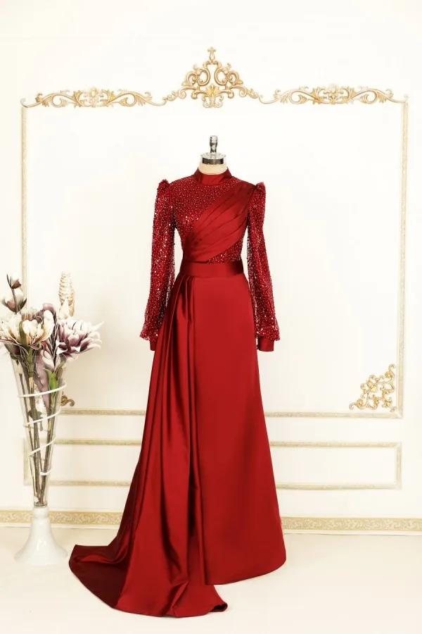 birce abiye bordo
